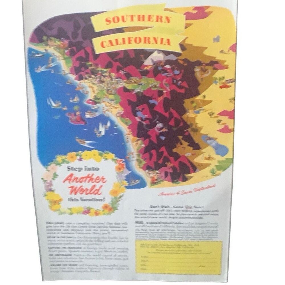 Vintage 1952 Southern California Another World Ad Advertisement